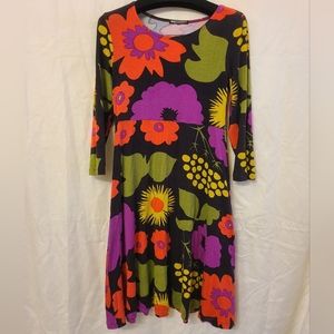 Marimekko Mika Piirainen Stretch Dress Small